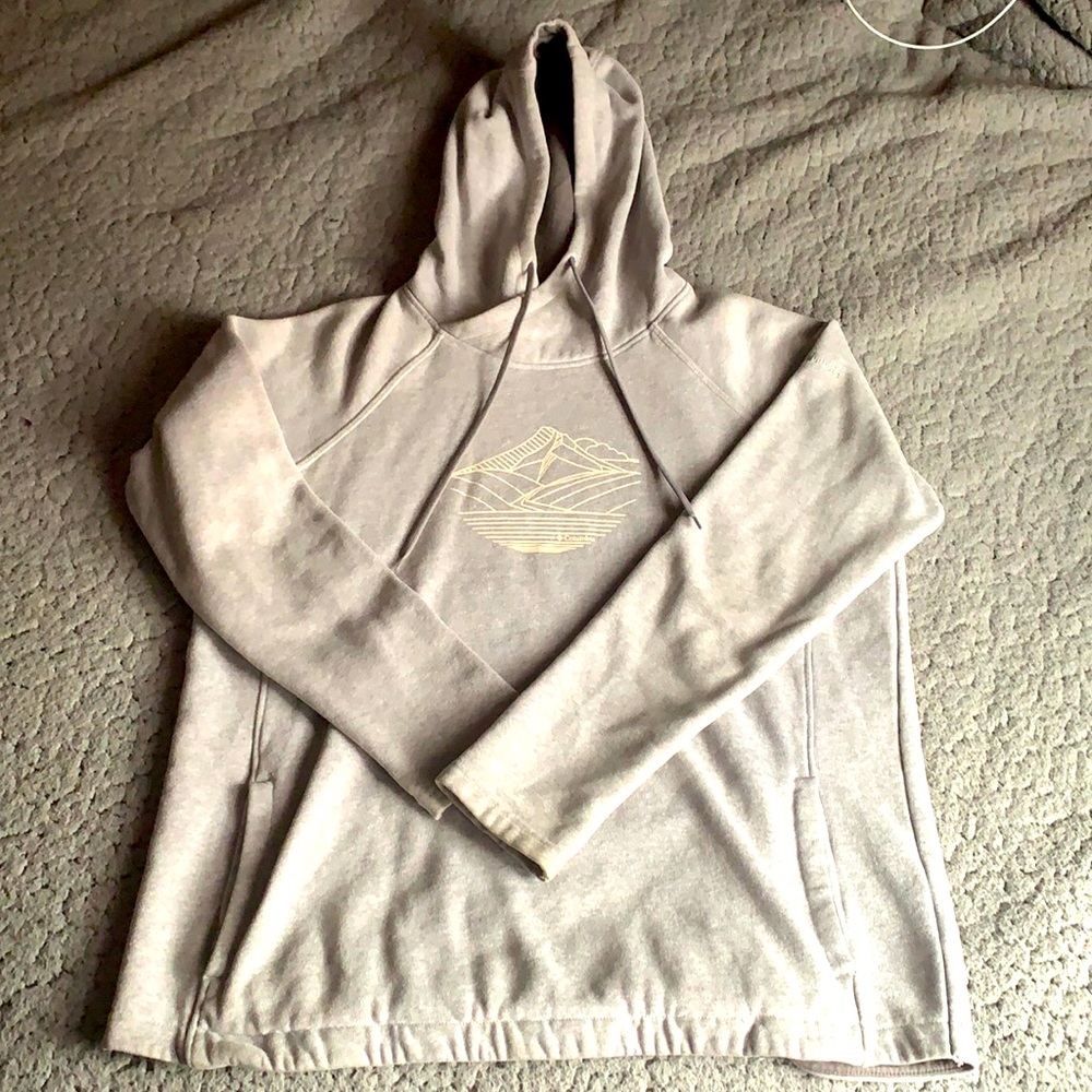 Thick grey Columbia hoodie